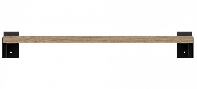 Police 500x150x18 mm dřevodekor
