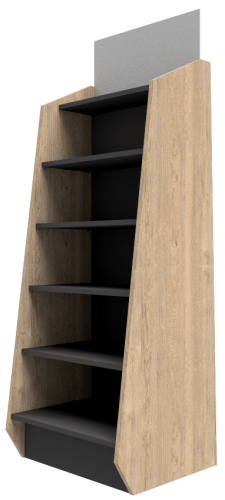 Multistojan s policemi premium 600x1693x530 mm