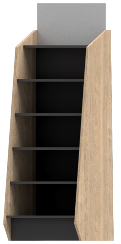 Multistojan s policemi premium 600x1693x530 mm