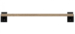 Police 500x150x18 mm dřevodekor