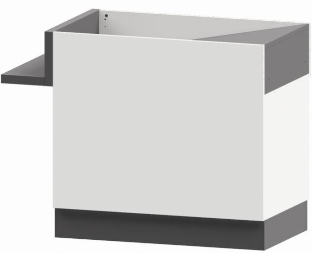 Pokladna modul se skluzem 1200x900x600 mm pravolevý